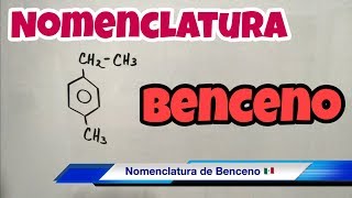 Nomenclatura de BENCENO Hidrocarburos Aromáticos [upl. by Adnilemre]