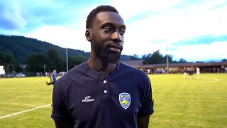 La réaction de Mouhamadou Drammeh après SR DelémontFCSM  3e match de préparation [upl. by Olin]