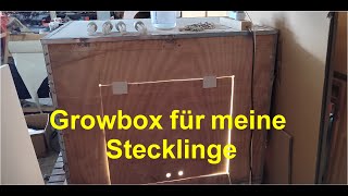 Growbox für meine Stecklinge [upl. by Ecinereb]