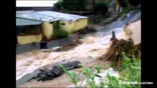 Flash floods hit northern Italy [upl. by Willis584]