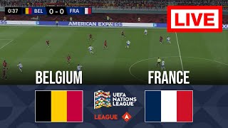 🔴 LIVE  Belgium vs France  UEFA Nations League A  202425  Full Match Streaming [upl. by Pia938]