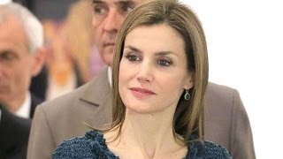 Queen Letizia attends the exhibition opening of contemporary art [upl. by Sine]