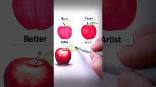 Draw Apples art drawing shorts apples howtodraw easydraw [upl. by Benzel658]