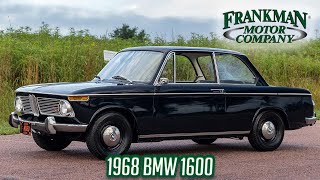 1968 BMW 1600cc Coupe Walkaround  Classic BMW Icon in Sleek Dark Blue  Frankman Motor Co [upl. by Niwred209]