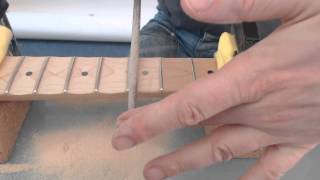 How to scallop your guitar  See the process in action [upl. by Bouldon954]