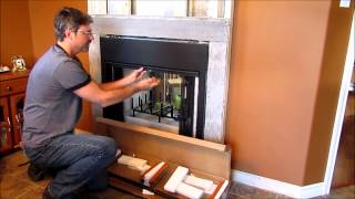 Fireplace installation 3 of 9 [upl. by Cordie]