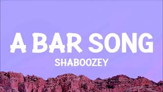 Shaboozey  A Bar Song Tipsy Lyrics  one here comes the two to the three to the four [upl. by Natrav966]