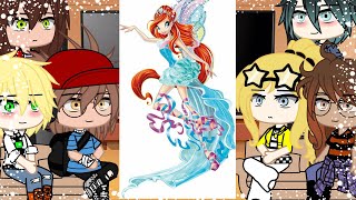 Mlb react to Mirrenette as bloom  winx club  requested video  Gacha club [upl. by Nairda]