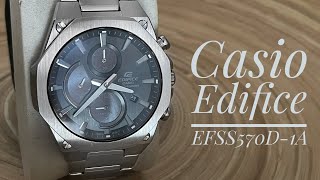 Unboxing  Casio Edifice EFSS570D1A [upl. by Yauqram202]