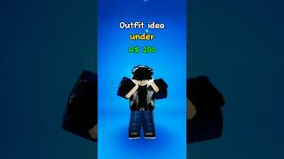 Roblox outfit under 200 robux 🤑  roblox cheap shorts [upl. by Ainessey]