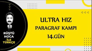 ULTRA HIZ  Paragraf Kampı  14GÜN  RÜŞTÜ HOCA [upl. by Haseefan]