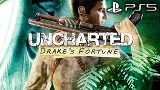 UNCHARTED DRAKES FORTUNE PS5 Remastered Gameplay Walkthrough Full Game [upl. by Yema249]