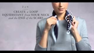 How To Tie A Neckerchief  Brooks Brothers [upl. by Luahs]