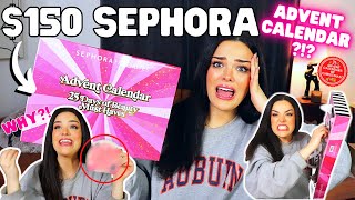 I SPENT 150 ON A SEPHORA ADVENT CALENDAR 25 Calendars of Christmas unboxing 15 [upl. by Jarin]