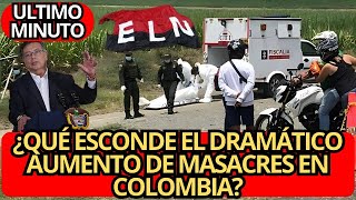 🚨 ¡DE NO CREER  MASACRES EN COLOMBIA AUMENTAN DRÁSTICAMENTE 🚨  CIFRAS IMPACTANTES 😱 [upl. by Lamag]