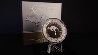 UNBOXING CHARLES III SILVER 1oz PROOF RED KANGAROO COIN 2024 aka quotskippy coinquot [upl. by Gonsalve182]