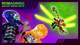 LEGO Galaxy Squad Sets Upgraded into AMAZING MOCs [upl. by Sineray]