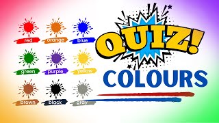 What colour is it Take the Quiz and Quickly Learn Colours in English [upl. by Marilee]