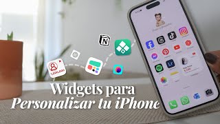 ¿CÓMO PERSONALIZAR TU IPHONE 📱Enfoques widgets atajos amp productividad ✨ [upl. by Gall]