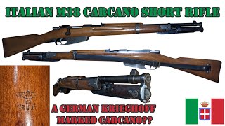 The Italian M38 Carcano Short Rifle Genuine Krieghoff Or Ripoff [upl. by Dougy903]