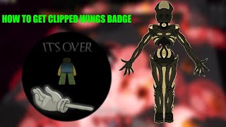 HOW TO GET CLIPPED WINGS BADGE  Slap Battles Eternal Bob Boss [upl. by Sibyl]