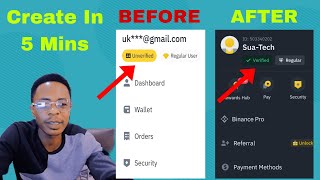 How to create a verify Binance account in 5 minutes [upl. by Sato674]