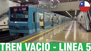 Metro De Santiago  Inyección Tren Vacio Línea 5  NS74 P3049 [upl. by Ellehcil415]