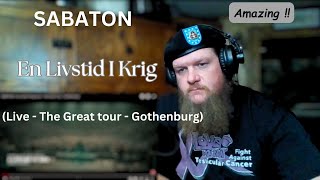 Reaction  SABATON  En Livstid I Krig The great tour  Gothengurg [upl. by Hound418]