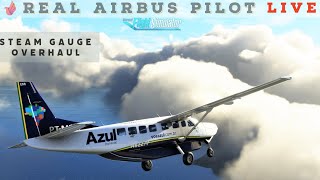 Steam Gauge OVERHAUL  Real Airline Pilot  VFRIFR Flight planning  GA Tutorial  C208 Caravan [upl. by Larimore]