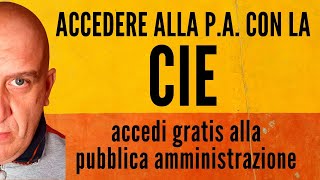 Accedere con CIE alla PA [upl. by Fortna]