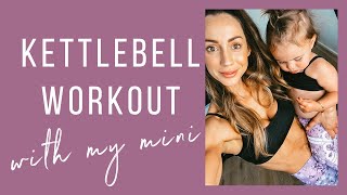 Kettlebell Workout with My Mini [upl. by Niarbo]