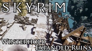 Skyrim Mod Winterhold  Expanded Ruins [upl. by Laurena]