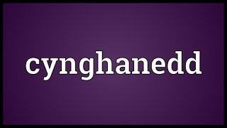 Cynghanedd Meaning [upl. by Veator]