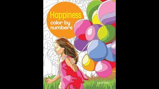 Flip Through Happiness Color by Number Coloring Book [upl. by Tarrah868]