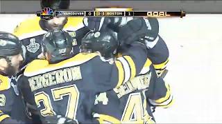 Brad Marchand Goal  Game 6 2011 Stanley Cup Final Bruins vs Canucks [upl. by Zwick]