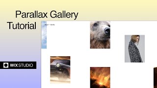 Wix Studio Hack MindBlowing Parallax Gallery in 5 Minutes No Coding [upl. by Suruat438]