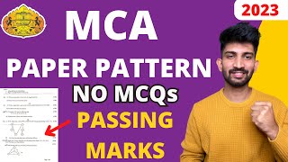 Pune University MCA Paper Pattern 2023  Sppu MCA New Paper Pattern [upl. by Kir]