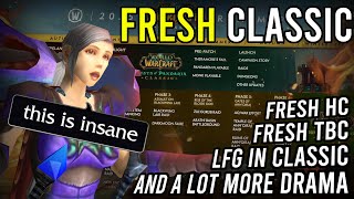 We Are FINALLY Getting FRESH CLASSICTBC SERVERS And A Lot More [upl. by Aicatsana]