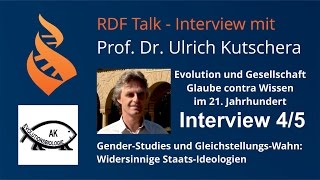 RDF Talk mit Prof Kutschera  GenderStudies und GleichstellungsWahn [upl. by Obla]