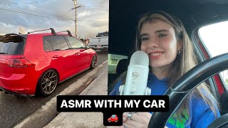 ASMR WITH MY CAR 🚗 MK7 GTI [upl. by Attekahs]