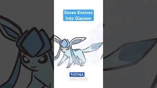 Pokemon  Eevee Evolves Into Glaceon Pokemon Short [upl. by Natanoj42]