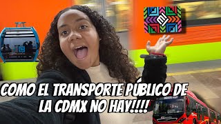 El transporte de la CDMX es único🇲🇽Guías y tips para viajar [upl. by Wirth130]