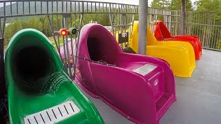 Bø Sommarland  Racer Water Slide quotVassføykaquot Onride POV [upl. by Jackelyn]