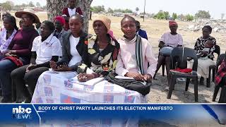 NAMIBIAVOTES2024  Body of Christ Party launches election manifesto  nbc [upl. by Enirod]