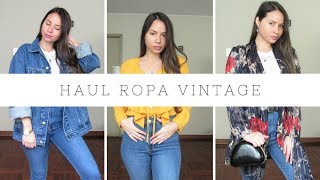 HAUL ROPA VINTAGE Trapos y Sedas Centro de Lima [upl. by Atiraj]