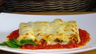 Canelones de pollo con setas portobello  La Cocina de Loli Domínguez Loli Domínguez [upl. by Ydnahs130]