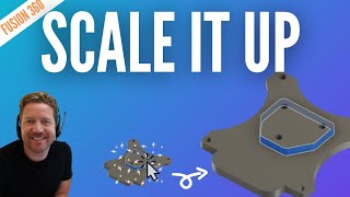 Fusion 360 Scale Sketch and Scale Part The Right Way [upl. by Millur]