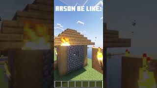 Speed running Arson be like gaming minecraft [upl. by Samson]