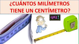 cuantos milimetros tiene un centimetro [upl. by Erdnaid]