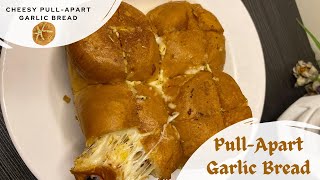 Cheesy PullApart Garlic Bread  Easy Pav Bun Garlic Bread Recipe [upl. by Ahders864]